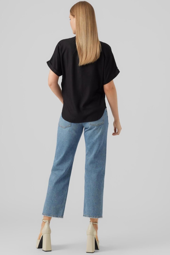 VMBEAUTY SS TOP GA NOOS 10279697 Black